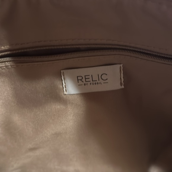 Gray handbag. Relic by Fossil. - Picture 2 of 3